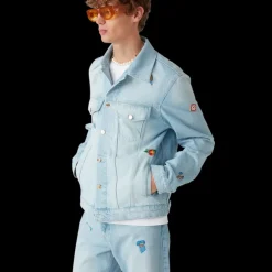 Embroidered Motif Denim Jacket
