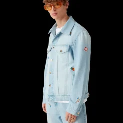 Embroidered Motif Denim Jacket