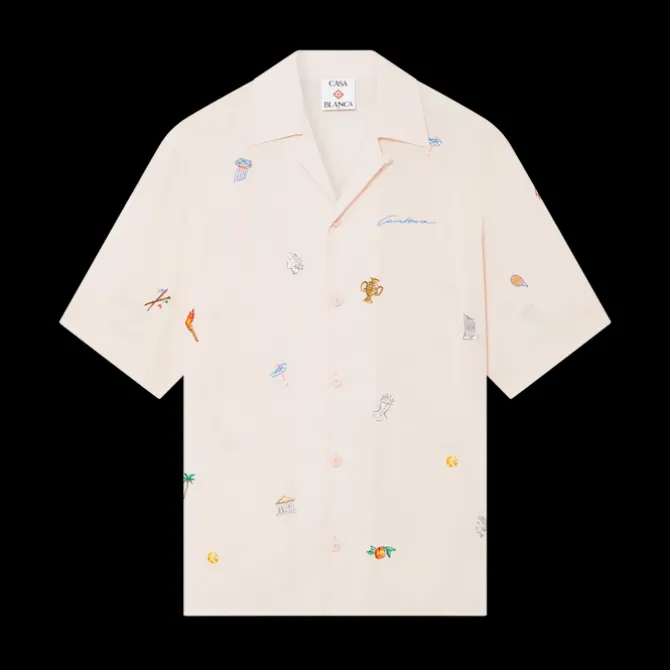 Embroidered Motif Shirt