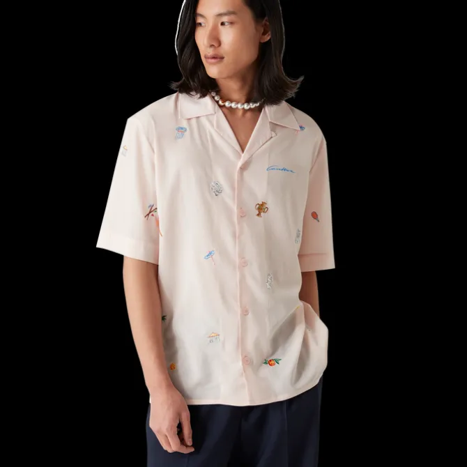 Embroidered Motif Shirt