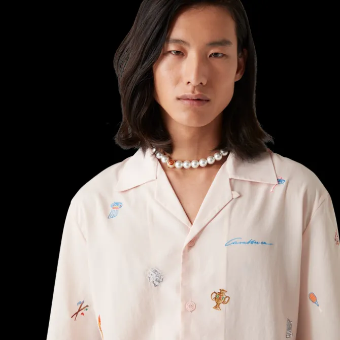 Embroidered Motif Shirt