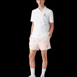 Embroidered Motif Swim Shorts