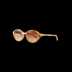 Gold & Brown Cannes Sunglasses