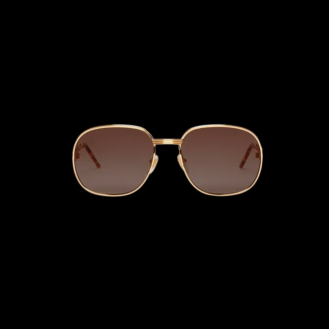 Gold & Brown The Vermont Sunglasses