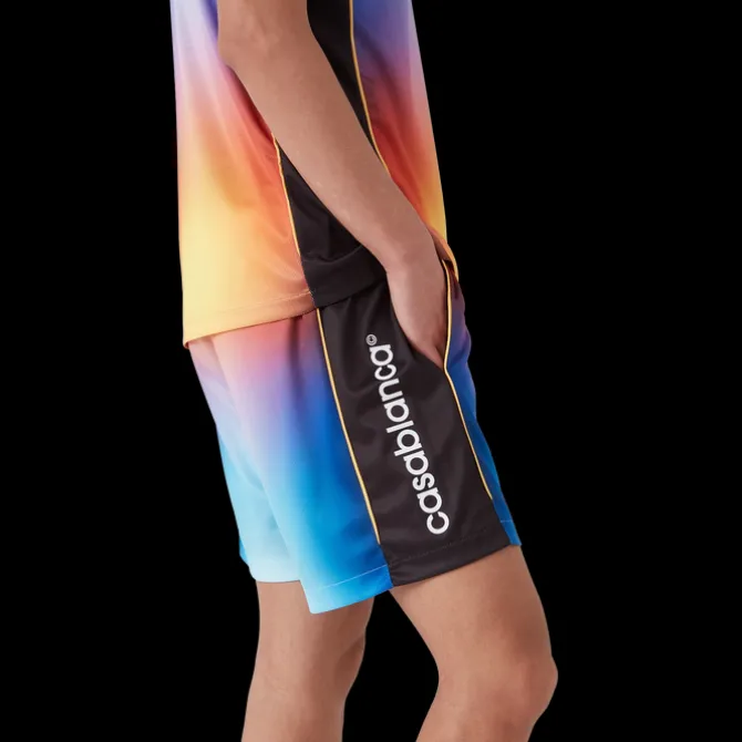 Gradient Football Shorts