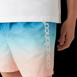 Gradient Football Shorts