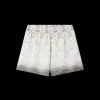 Gradient Heart Monogram Silk Shorts