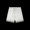 Gradient Heart Monogram Silk Shorts