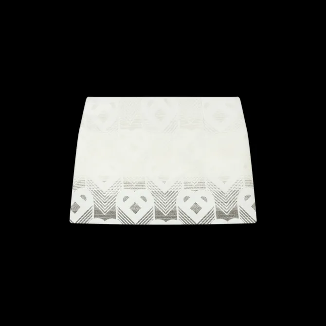 Gradient Heart Monogram Towelling Mini Skirt