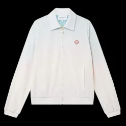 Gradient Laser Detail Track Jacket