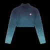 Gradient Mohair High Neck Jumper