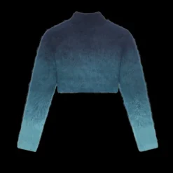 Gradient Mohair High Neck Jumper