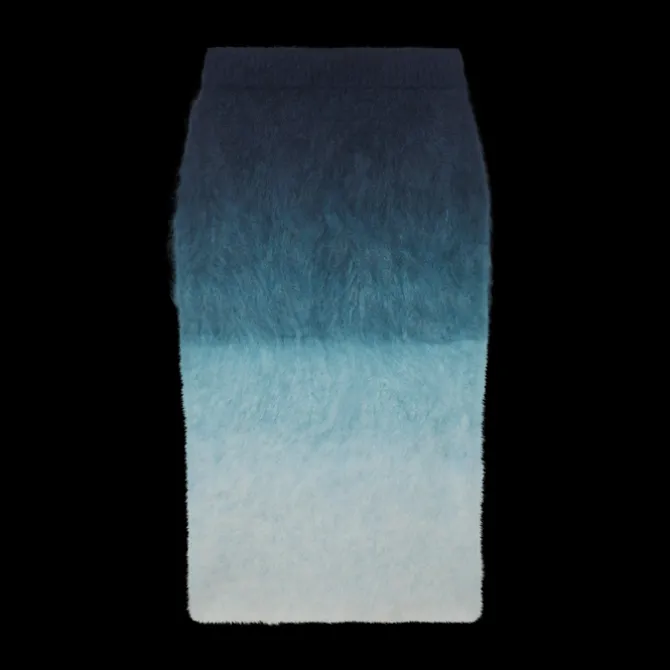 Gradient Mohair Skirt