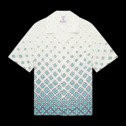 Gradient Monogram Linen Shirt
