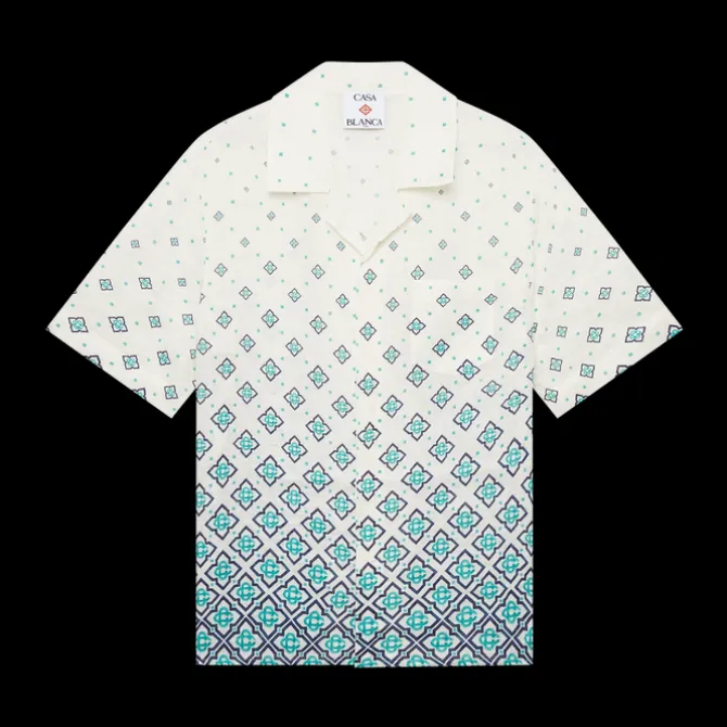Gradient Monogram Linen Shirt