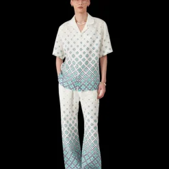 Gradient Monogram Linen Shirt