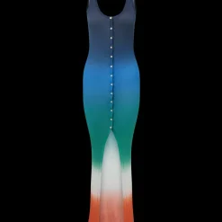 Gradient Rib Dress