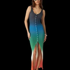 Gradient Rib Dress
