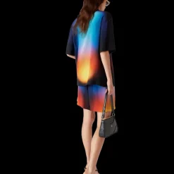 Gradient Silk Short Sleeve Shirt