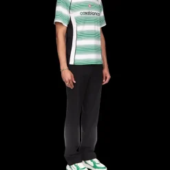Gradient Stripe Panelled T-Shirt