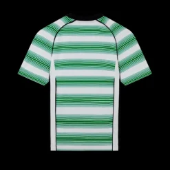 Gradient Stripe Panelled T-Shirt