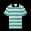 Gradient Stripe Polo Shirt