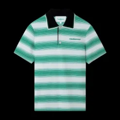 Gradient Stripe Polo Shirt