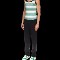 Gradient Stripe Ringer Tank Top