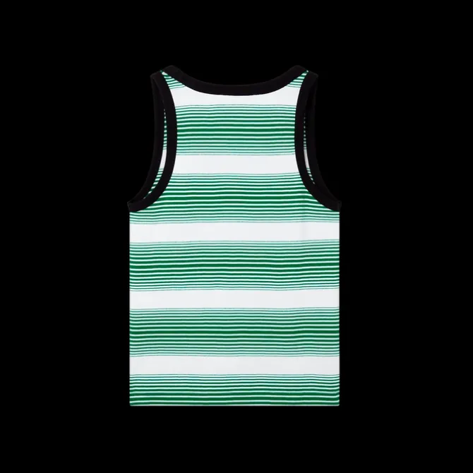 Gradient Stripe Ringer Tank Top