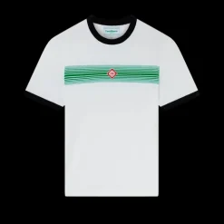 Gradient Stripe Ringer T-Shirt