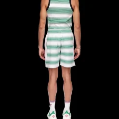 Gradient Stripe Sweatshorts