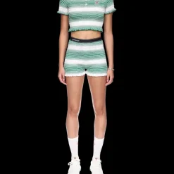 Gradient Striped Shorts