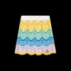 Gradient Wave Crochet Skirt