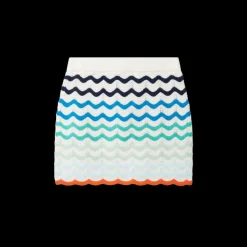 Gradient Wave Crochet Skirt