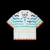 Gradient Wave Crochet Top