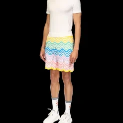 Gradient Wave Knit Shorts