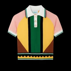 Graphic Panelled Polo