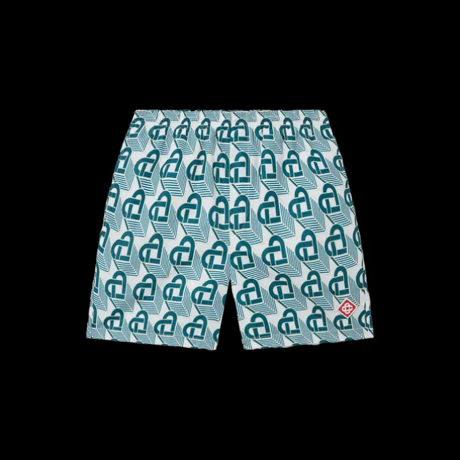 Heart Monogram Swim Trunks