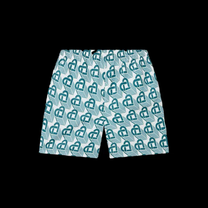 Heart Monogram Swim Trunks