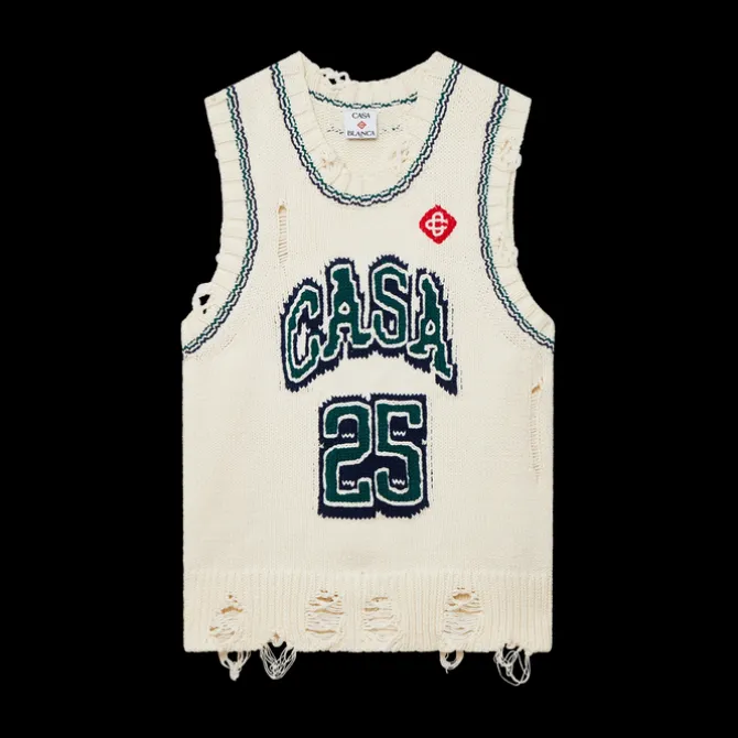 Intarsia Baseball Top