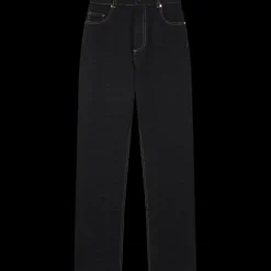 Jacquard Denim Jeans