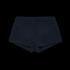 Jacquard Knit Mini Shorts