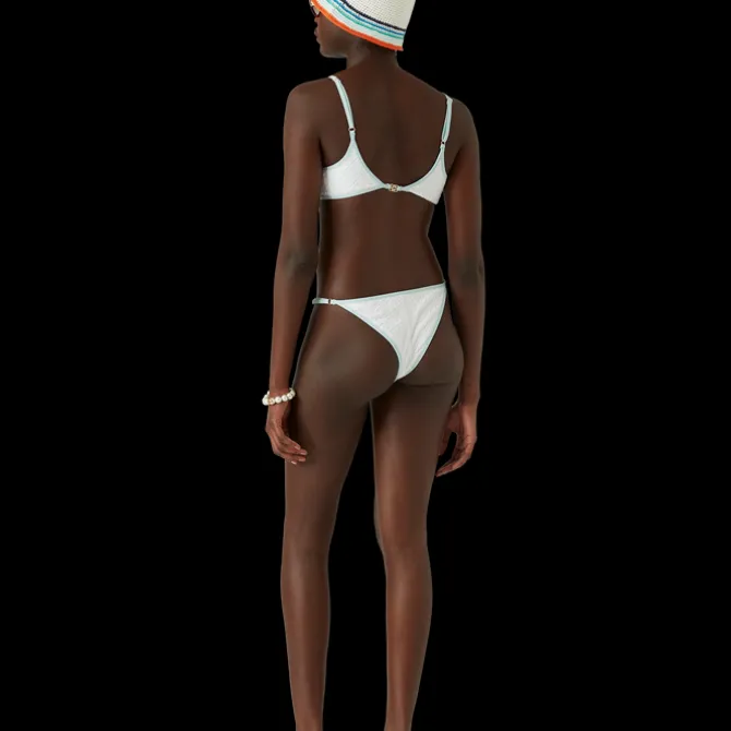 Jacquard Monogram Bikini Bottoms