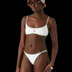 Jacquard Monogram Bikini Bottoms