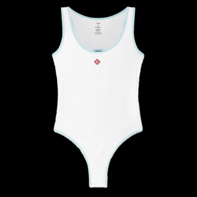 Jacquard Monogram Swimsuit