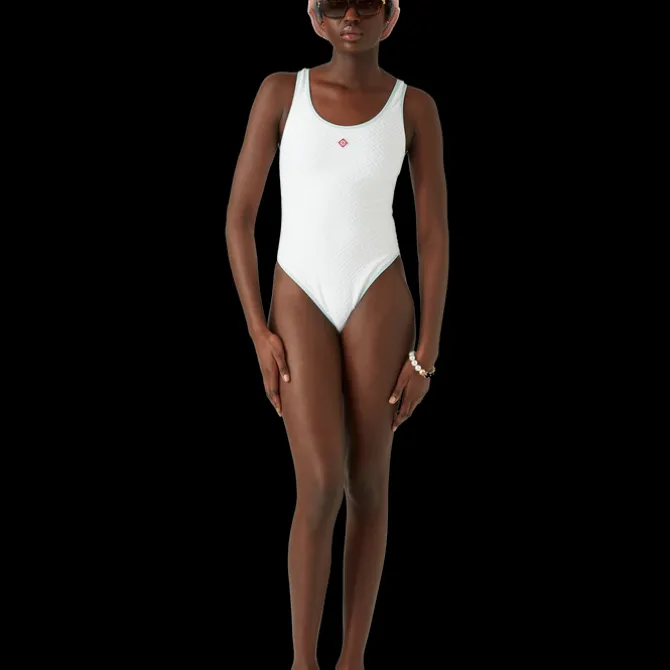 Jacquard Monogram Swimsuit