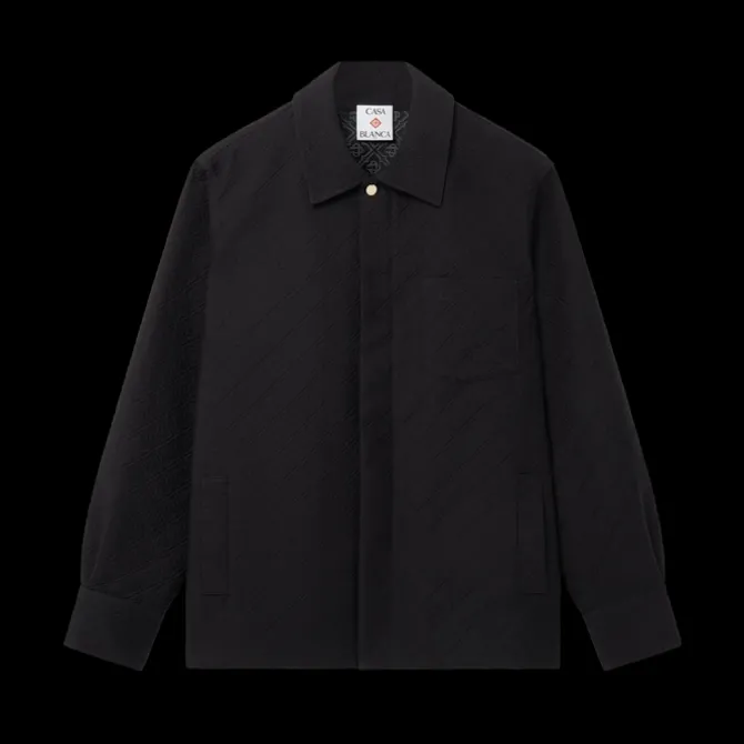 Jacquard Shacket