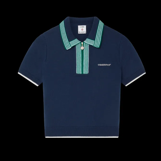 Knit Tennis Polo Shirt