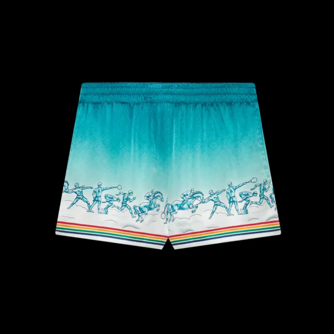 La Déesse Du Stade Silk Shorts