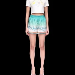 La Déesse Du Stade Silk Shorts